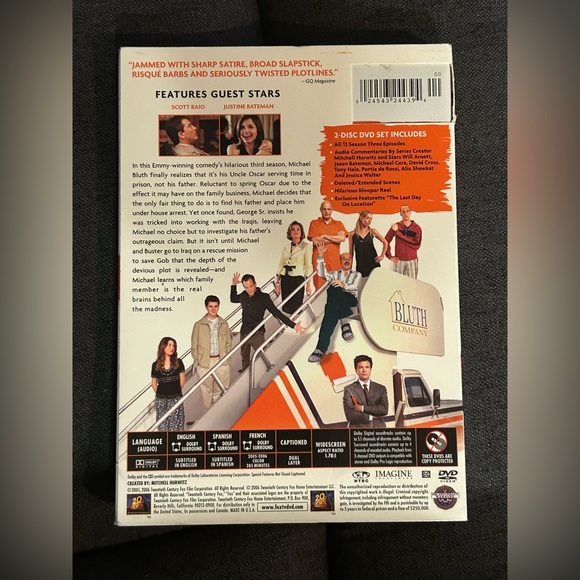 DVD/BLU RAY - BUNDLE 4 FOR $25 - ARRESTED DEVELOPMENT SEASON 3 - Picture 2 of 6